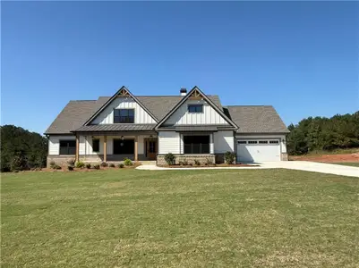 New construction Single-Family house 2121 Stonegate Wy, Monroe, GA 30656 plan (GA) Riley A.2 3 Side Entry (with bonus) - image