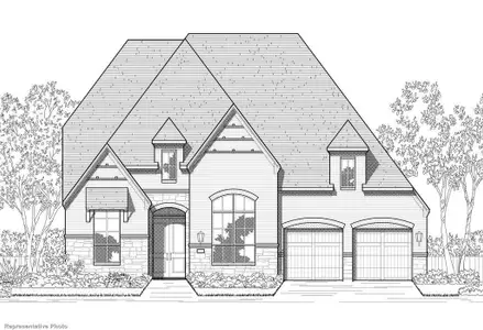 New construction Single-Family house 10710 Hedge Mustard Wy, Cypress, TX 77433 null- photo 0