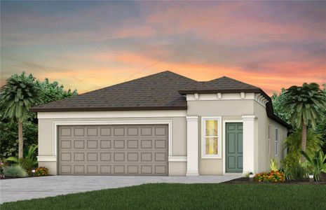 New construction Single-Family house 33511 Binding Ties Ln, Wesley Chapel, FL 33545 plan Harvey - image