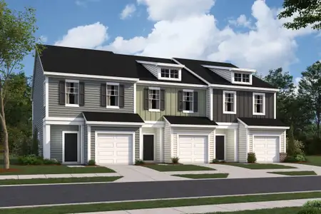 New construction Townhouse house 4827 Salamander Ct, Raleigh, NC 27610 plan Boylan - image