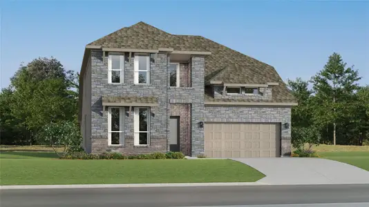 New construction Single-Family house 1718 Butterfly Bush Ln, Georgetown, TX 78628 plan Newfield - image