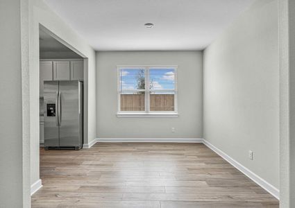 Large dining room off of the kitchen