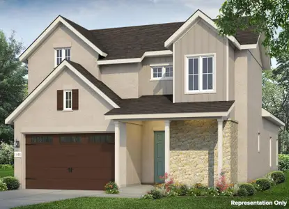 New construction Single-Family house 601 C-Bar Ranch Trl, Unit 62, Cedar Park, TX 78613 - image