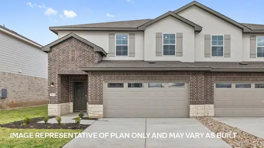 New construction Townhouse house 15016-B Afleet Alex St, Unit B, Manor, TX 78653 - image