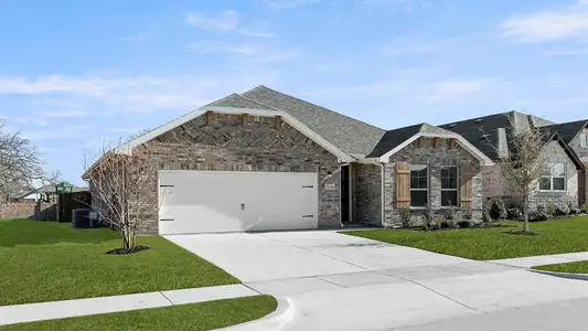 New construction Single-Family house 2244 Sesaro Dr, Aubrey, TX 76227 plan Basswood II - image