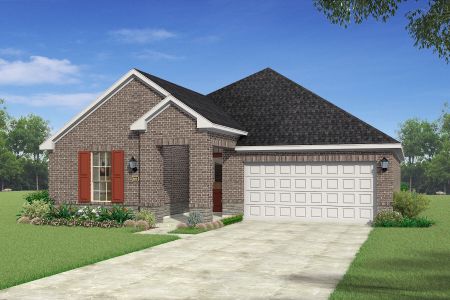 The Elinor: One-Story - Traditional with Stone Elevation