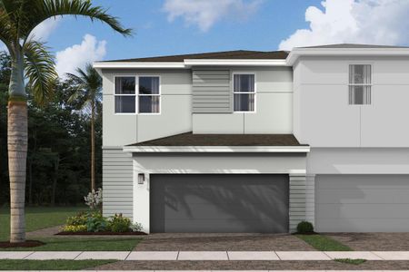 New construction Townhouse house 4622 Verdell Dr, Lake Worth, FL 33467 plan Ellery - image