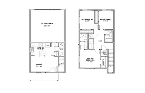 New construction Townhouse house 3736 Lake Clark St, Evans, CO 80620 plan Pinecliffe - image 3