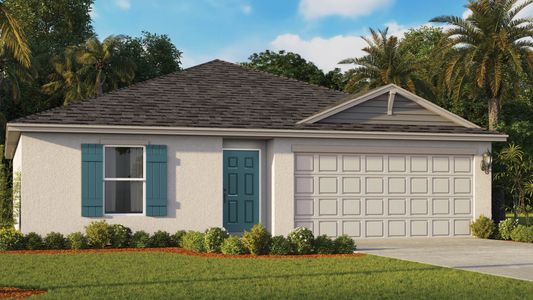 New construction Single-Family house 1900 Klebs Ave Sw, Palm Bay, FL 32908 plan Freeport II - image