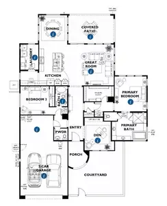 New construction Single-Family house 3430 Club Terrace Wy, Wickenburg, AZ 85390 plan Brasada - image