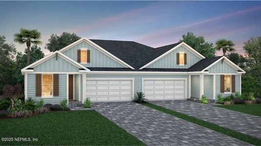 New construction Townhouse house 153 Dogleg Run, St. Johns, FL 32259 Topaz Villa- photo 0 0