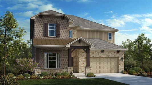 New construction Single-Family house 20916 Sika Deer Drive, Pflugerville, TX 78660 Parmer- photo 0