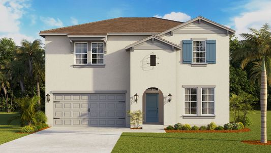 New construction Single-Family house 4681 Barberry Ave, Lakeland, FL 33811 plan PORTLAND- WITH STONE - image