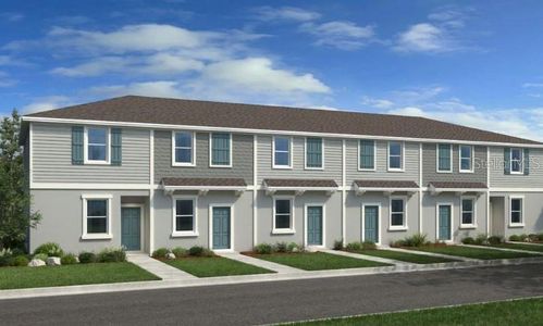 New construction Townhouse house 10649 Orbit Ter, Sarasota, FL 34241 plan Ivy - image