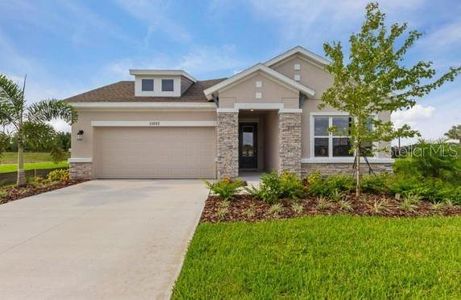 New construction Single-Family house 11822 Richmond Trail, Parrish, FL 34219 The Captiva- photo 0