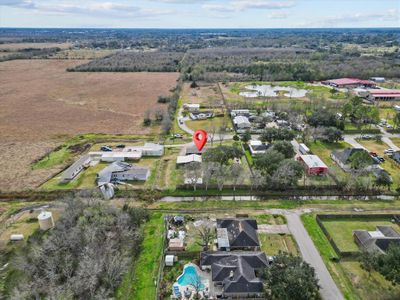 aerial view of property