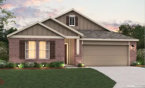 New construction Single-Family house 105 Cheyenne Dr, Floresville, TX 78114 Kingsley- photo 0 0