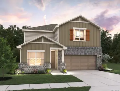 New construction Single-Family house 12819 Lower Peach Wy, Schertz, TX 78154 plan Wyatt - image