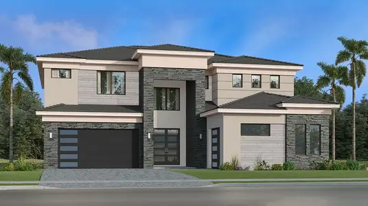 New construction Single-Family house 10145 Royal Ascot Ave, Lake Worth, FL 33449 plan Cambridge - image