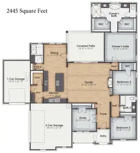 New construction Single-Family house 140 Chapowits, Godley, TX 76044 plan The Laredo - image 3