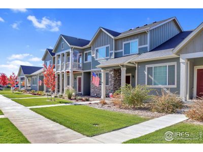 New construction Townhouse house 2480 Brookstone Dr, Unit C, Milliken, CO 80543 - photo 0