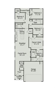 The Mockingbird II- Floor Plan