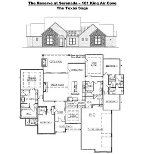 New construction Single-Family house 101 King Air Cv, Georgetown, TX 78628 - image