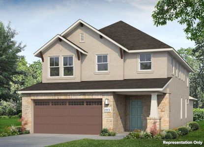 New construction Single-Family house 2605 Sam Bass Rd, Unit 55, Round Rock, TX 78681 plan Clear Creek 2595 - image