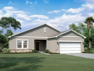 New construction Single-Family house 13112 Bending Creek Trl, Parrish, FL 34219 plan Europa - image