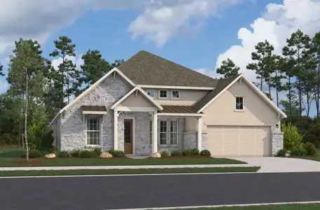 New construction Single-Family house 3566 King Ter, San Antonio, TX 78163 plan Harper - image