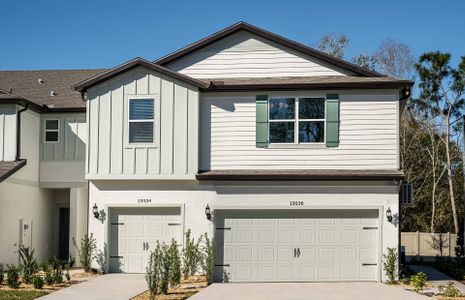 New construction Townhouse house 13036 Stillmont Pl, Tampa, FL 33624 Ashe- photo 0