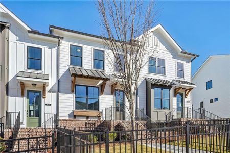 New construction Townhouse house 634 Skytop Dr, Unit 155, Cumming, GA 30040 plan The Garwood - image