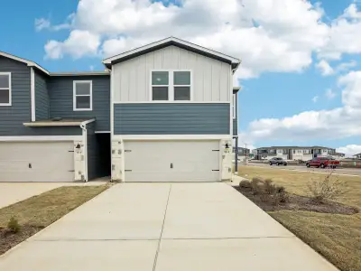 New construction Townhouse house 165 Cinnabar Ln, Unit 5, Kyle, TX 78640 plan The Mayfield (170) - image