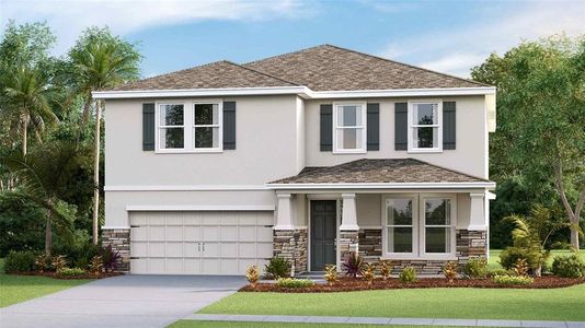 New construction Single-Family house 3395 Ivy Hollow Drive, Plant City, FL 33565 Holden- photo 0