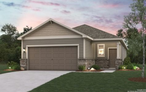 New construction Single-Family house 10718 Fairchild Wy, San Antonio, TX 78109 plan Easton - 1388 - image