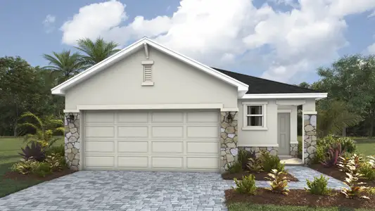 New construction Single-Family house 1833 Hammock Trace Dr, Parrish, FL 34219 plan Allex - image
