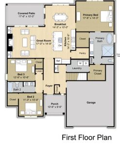 New construction Single-Family house 5050 Porch Rock, Arlington, TN 38002 plan Elmsgate - image