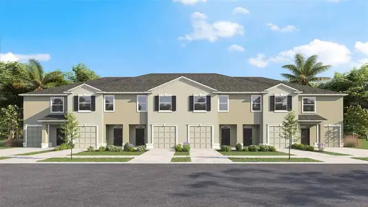 New construction Townhouse house 17617 Spanish Oak Lp, Land O' Lakes, FL 34638 - image
