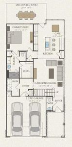 Pulte Homes, Harrison floor plan