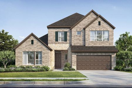 New construction Single-Family house 6606 Mammoth Ln, Manvel, TX 77578 plan The Daffodil - image