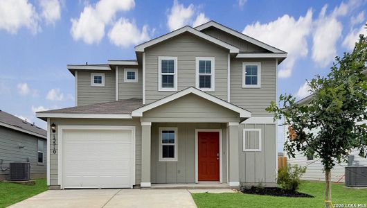 New construction Single-Family house 15510 Ruby Hummingbird, San Antonio, TX 78253 plan The Swift - image