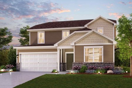 New construction Single-Family house 1021 Hallman Branch Ln, Lincolnton, NC 28092 plan Harding - image