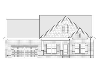 New construction Single-Family house 6158 Worthington Rd, Unit 26, Columbia, TN 38401 plan Collinsville IV.A2, Front Entry Garage - image