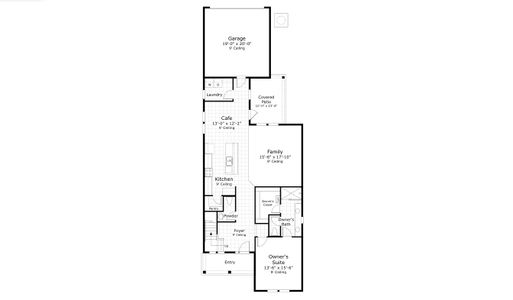 New construction Single-Family house 41 Seabrook Village Ave, Nocatee, FL 32081 plan The Clermont - image 3