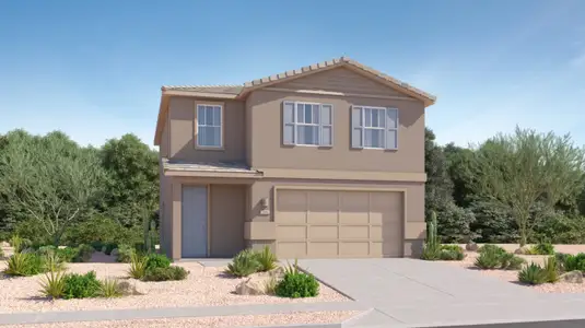 New construction Single-Family house 7070 W Joycliff Wy, Tucson, AZ 85757 plan Columbus - image