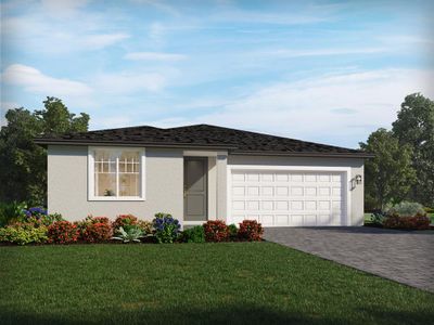 New construction Single-Family house 674 Florida Fern Ave, Howey-in-the-Hills, FL 34737 plan Delray - image