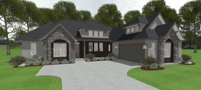 New construction Single-Family house 7028 Skipping Rock Path, Bryan, TX 77808 plan The Elizabeth - image