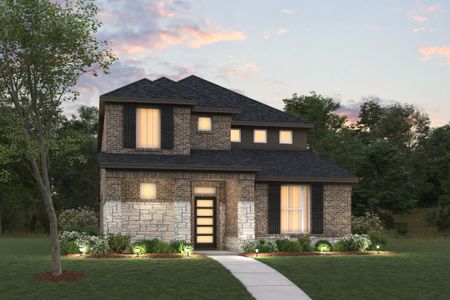 New construction Single-Family house 8104 Prairie Park Blvd, Denton, TX 76207 plan Violet - image