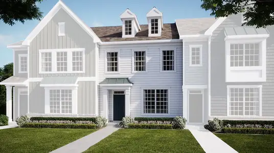 New construction Townhouse house 1005 Lookout Shoals Dr, Fort Mill, SC 29715 plan Morgan - image