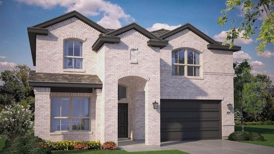 New construction Single-Family house 133 Hugo Ct, Rhome, TX 76078 plan Redrock - image